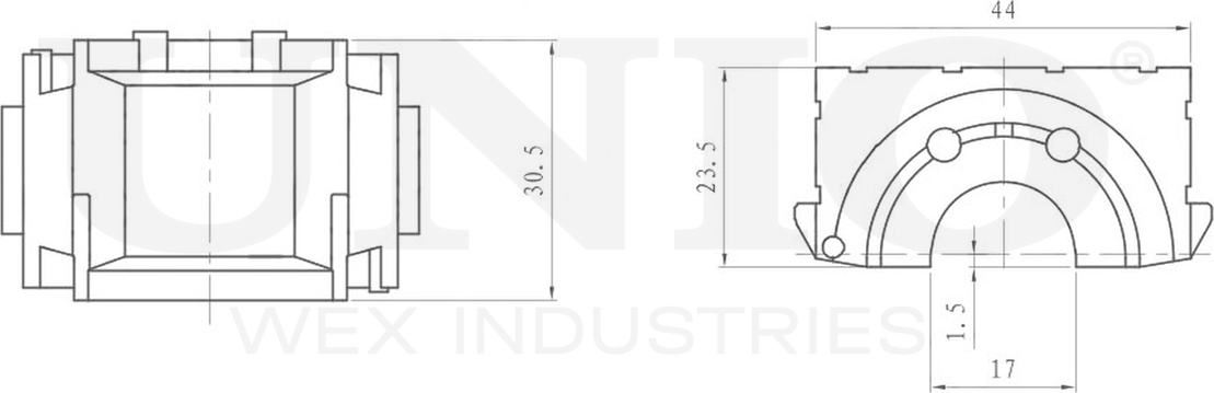 Втулка стабилизатора (Unio). Артикул RMP-10096