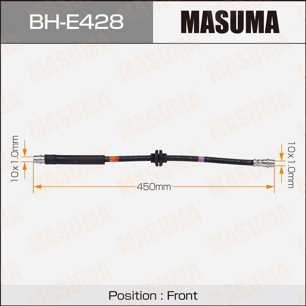 Тормозной шланг Masuma. Артикул BH-E428