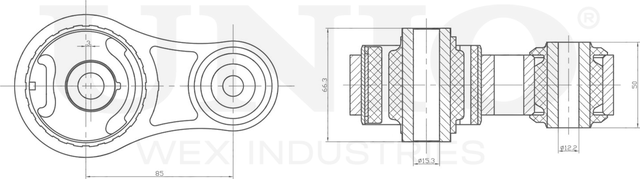 Опора двигателя (Unio). Артикул RMP-15080
