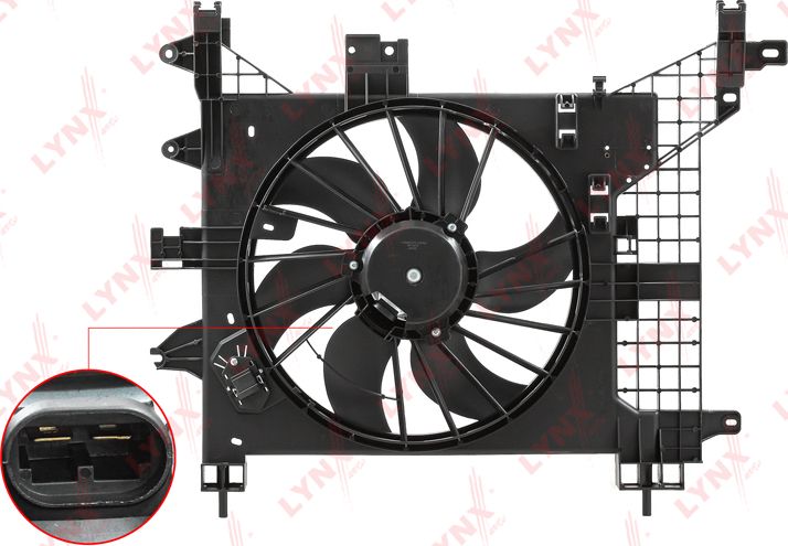 Вентилятор радиатора двигателя LYNXauto. Артикул RF-1613