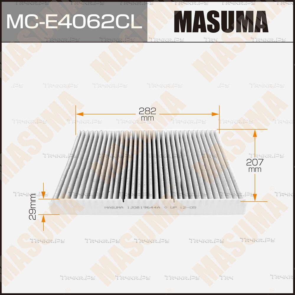 Салонный фильтр Masuma для Volkswagen Golf V 2003-2006. Артикул MC-E4062CL