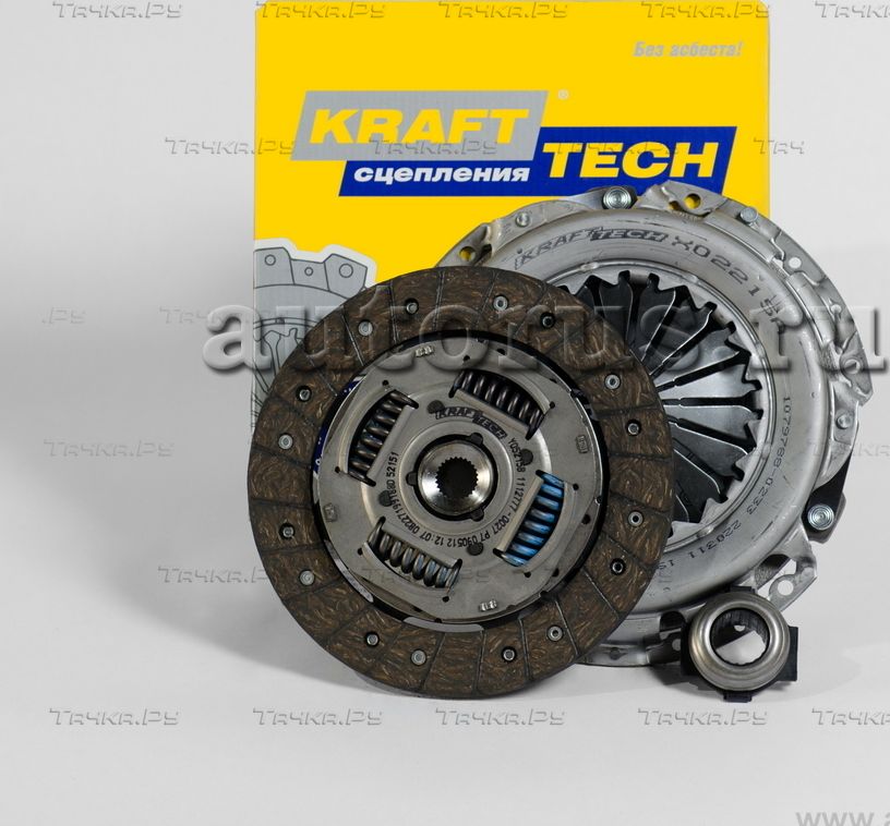 Сцепление (комплект) KraftTech 3P Kit для Renault Espace III 1996-2002. Артикул W03215B