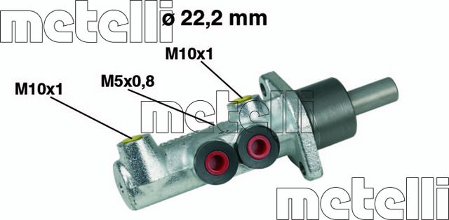 Тормозной цилиндр главный Metelli для Fiat Doblo I 2001-2015. Артикул 05-0354