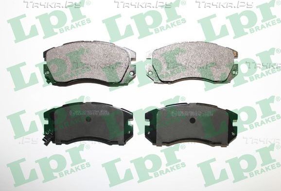 Тормозные колодки LPR передние для Subaru Legacy II 1996-1996. Артикул 05P479