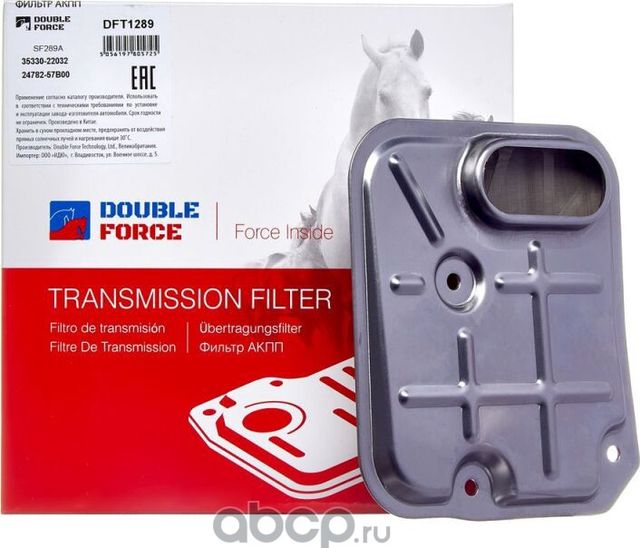 Фильтр АКПП Double Force (с прокладкой) Double Force. Артикул DFT1289