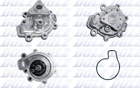 Помпа (водяной насос) Dolz для Mazda CX-5 II 2017-2026. Артикул M155