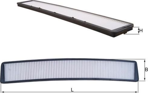 Салонный фильтр Mahle-Knecht. Артикул LA 102