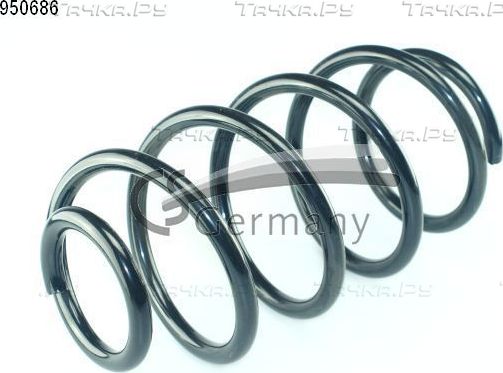 Пружина подвески CS-Germany передняя для SEAT Alhambra I 1996-2010. Артикул 14.950.686