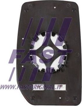 Зеркальное стекло бокового зеркала Fast левое для Ford Transit IV 1991-1994. Артикул FT88599