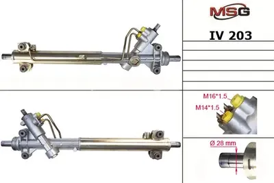 Новая рулевая рейка Iveco Daily III 1999-2006, Iveco Daily IV 2006-2011, Iveco D (MSG). Артикул IV203