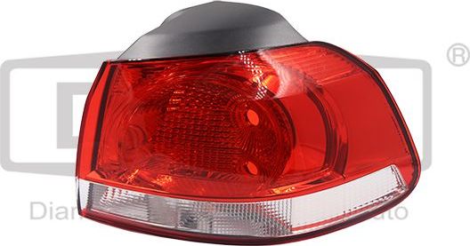 Фонарь задний DPA правый для Volkswagen Golf VI 2009-2013. Артикул 89450830302
