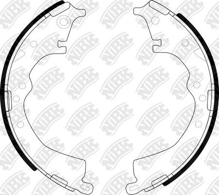 Тормозные колодки NiBK. Артикул FN2335