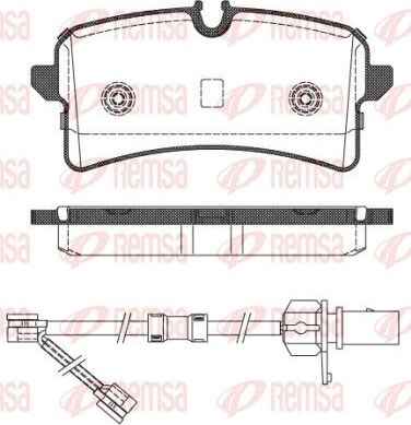 Тормозные колодки Remsa. Артикул 1505.02