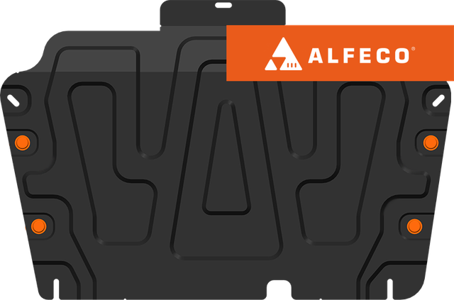 Защита "Alfeco" для картера и КПП Haval F7 2019-2023. Артикул ALF.55.02