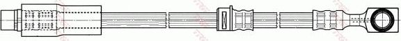 Тормозной шланг TRW. Артикул PHD500