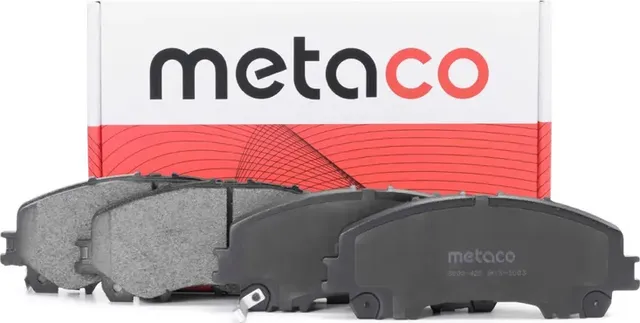 Колодки тормозные передние к-кт (Metaco). Артикул 3000420