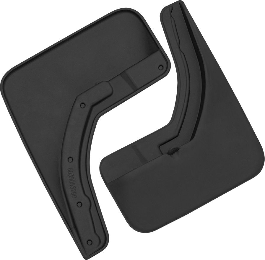 Брызговики Rezkon резиновые задняя пара для Lada Xray Cross 2018-2026. Артикул 6039055290