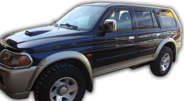 Дефлекторы Heko для окон Mitsubishi Pajero Sport I 1998-2008. Артикул 23313