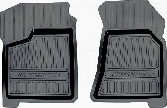 Коврики резиновые Avtodriver для салона Lada Priora 2007-2026. Артикул ADRJET007-2
