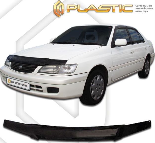 Дефлектор СА Пластик для капота (Classic черный) Toyota Corona Premio T210 1996-1997. Артикул 2010010100049