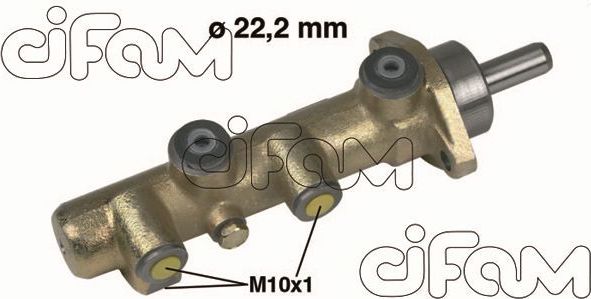 Тормозной цилиндр главный Cifam (Чугун) для Citroen C25 1981-1994. Артикул 202-130
