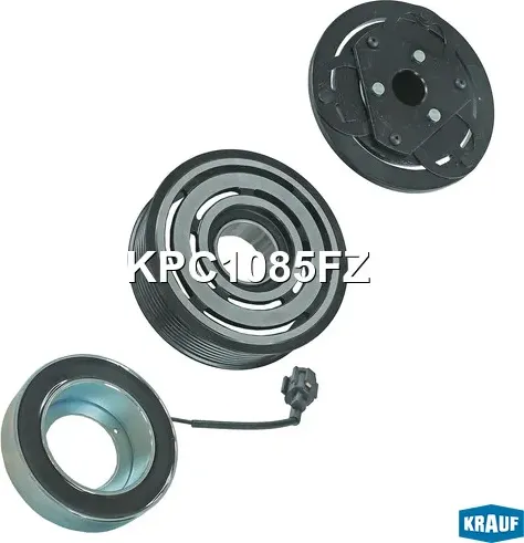 Шкив компрессора кондиционера в сборе (Krauf). Артикул KPC1085FZ