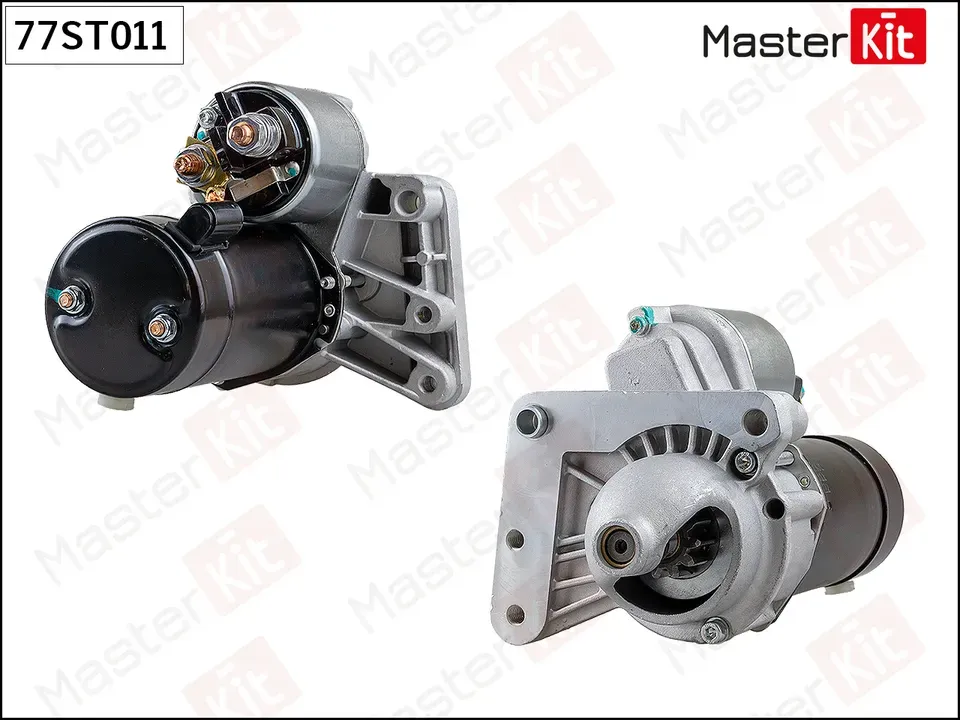 Стартер CITROEN BERLINGO/C2/C3/C5/PEUGEOT PARTNER/207/307/308 HDI 1.4кВт (Master KIT) Master KIT. Артикул 77ST011