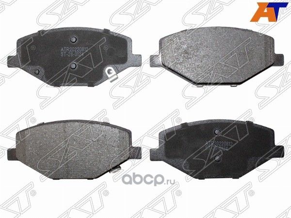 Колодки тормозные передние GEELY COOLRAY 18- (SAT). Артикул ST280124