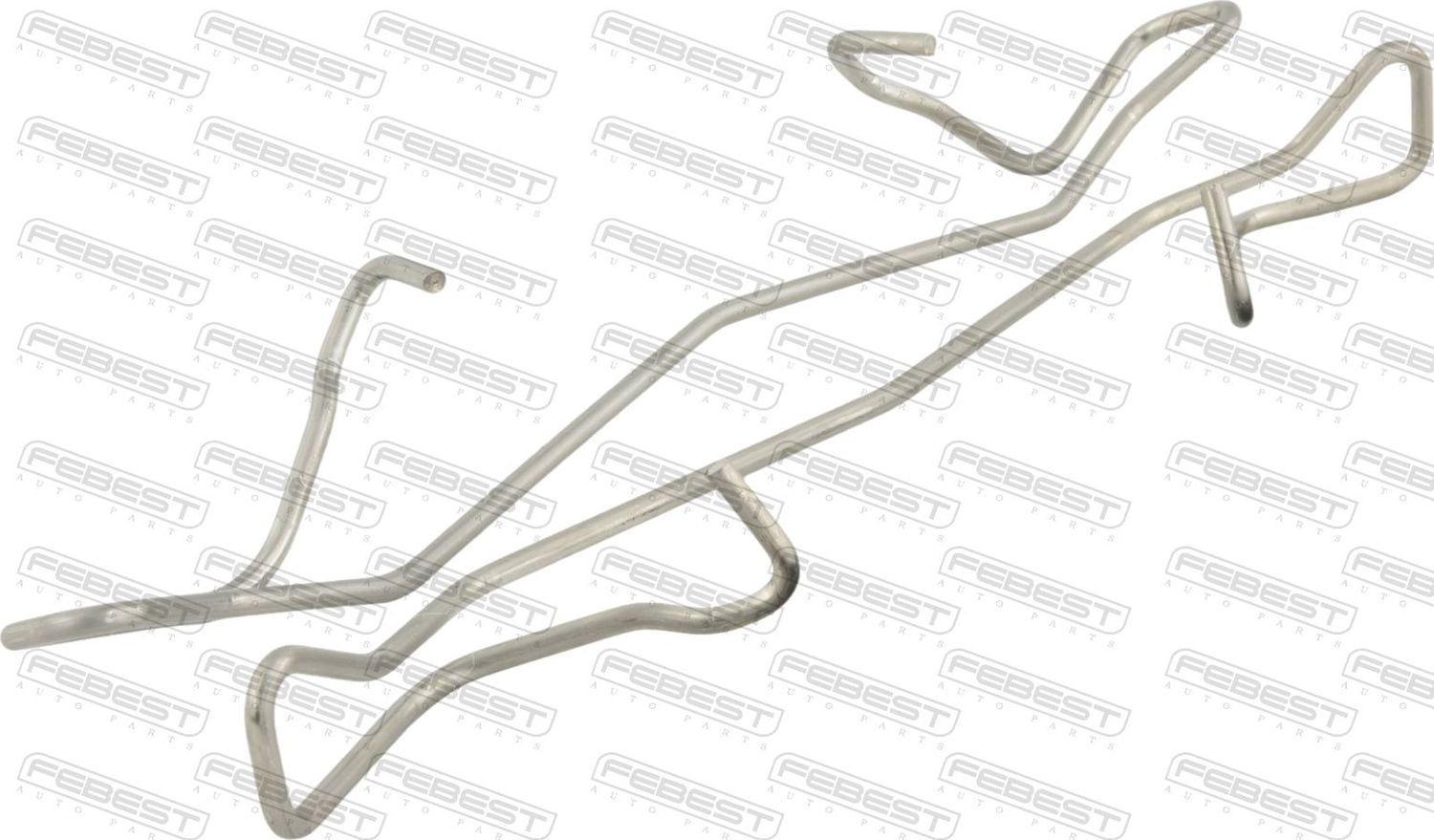 Пружина прижимная тормозных колодок комплект из 2 Febest. Артикул 0303-001-KIT