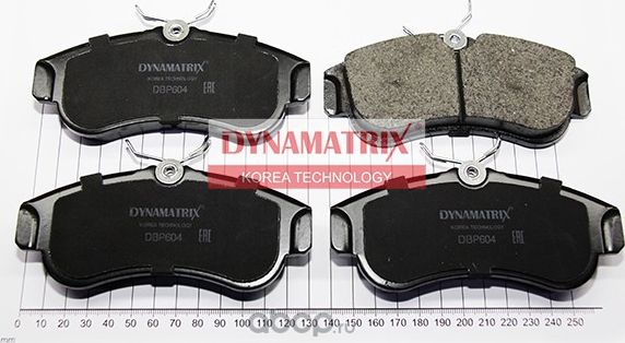 Колодки тормозные дисковые (Dynamatrix-Korea) Dynamatrix-Korea. Артикул DBP604