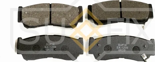 Колодки тормозные дисковые | зад прав/лев | (Sufix). Артикул SX-1206