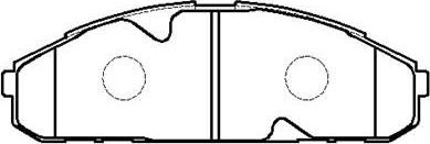 Тормозные колодки HSB. Артикул HP9046