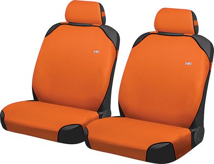 Накидки универсальные Hadar Rosen Perfect на передние сидения авто, цвет Оранжевый. Артикул 21238