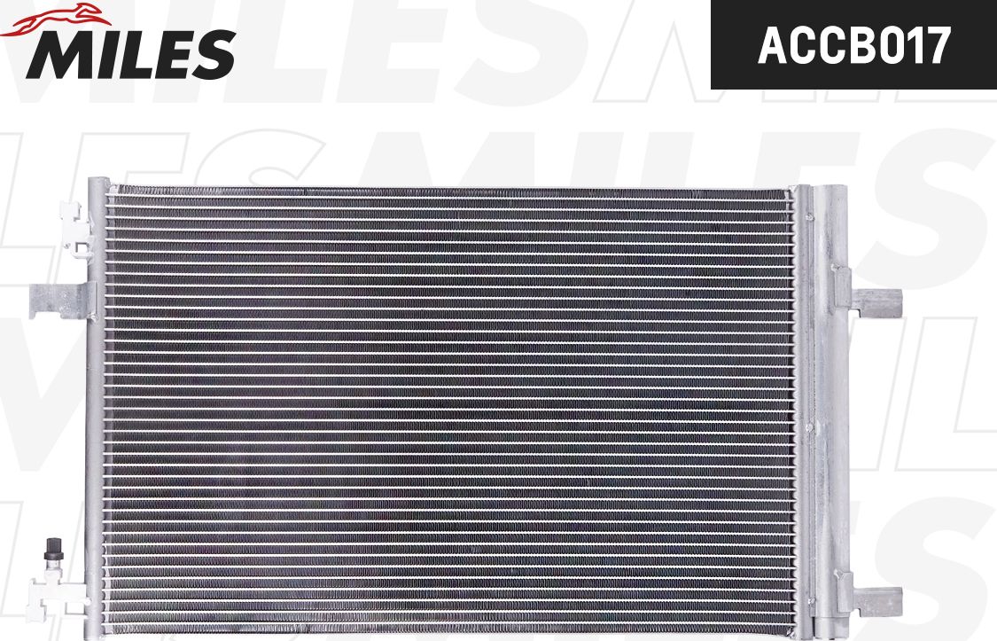 Радиатор кондиционера (конденсатор) Miles (алюминий). Артикул ACCB017
