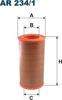 Воздушный фильтр Filtron. Артикул AR 234/1