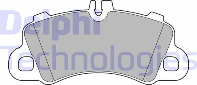 Тормозные колодки Delphi (Low-Metallic). Артикул LP3639