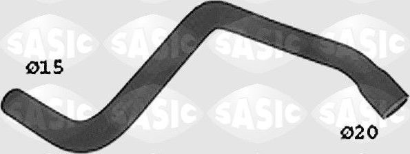 Патрубок радиатора (системы охлаждения) Sasic. Артикул SWH0356