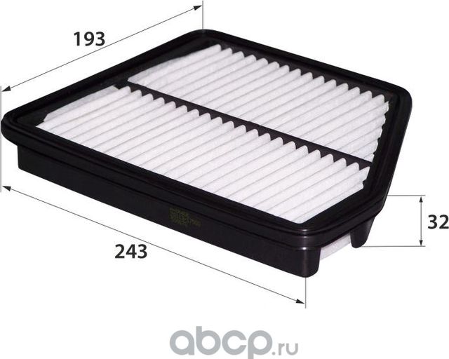 A-0640E 28113-17500 (фильтр воздушный) (RB-Exide). Артикул A0640E