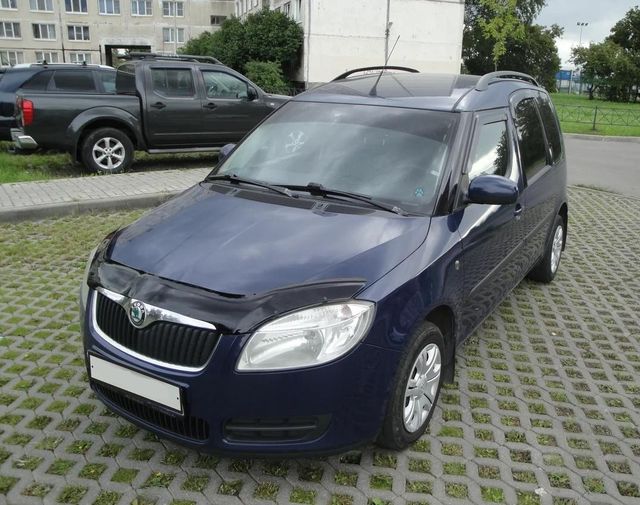 Дефлектор VT52 для капота Skoda Roomster 2007-2010. Артикул SK05VT