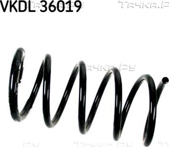 Пружина подвески SKF задняя для Volvo S80 I 1998-2006. Артикул VKDL 36019