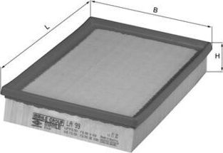 Салонный фильтр Mahle для Volvo  F16 1987-1995. Артикул LA 99