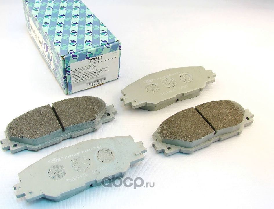 КОЛОДКИ ДИСКОВЫЕ (Trustauto). Артикул TABP2418