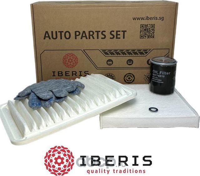КОМПЛЕКТ ФИЛЬТРОВ TOYOTA CAMRY (XV40) (2,4) (Iberis). Артикул IB770026KIT 