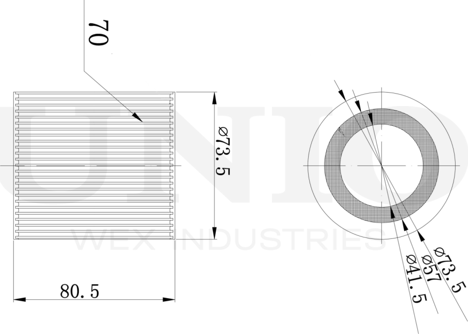 Фильтр масляный (Unio). Артикул FLT-20103