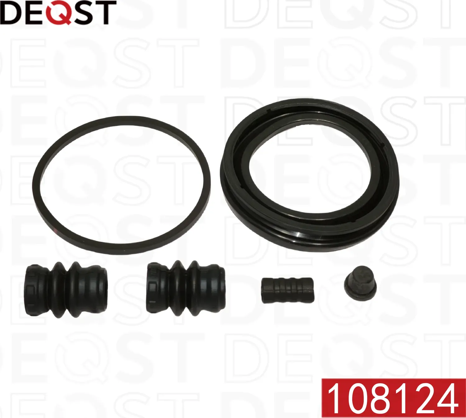 Ремкомплект тормозного суппорта переднего (для поршня O 61 mm  суппорт Tokico). MITSUBISHI L200 (K6/ (Deqst). Артикул 108124