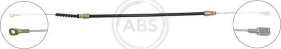 Трос ручника (тросик ручного тормоза) ABS задний правый для Volvo 780 1988-1990. Артикул K16468