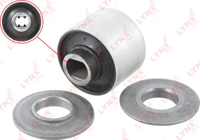 Сайлентблок переднего рычага подвески LYNXauto. Артикул C8447