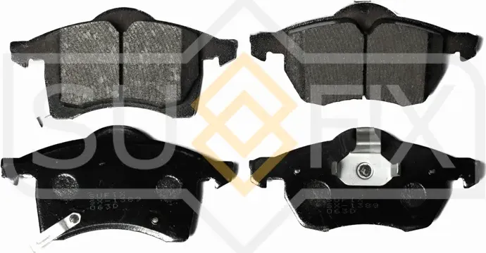 Колодки тормозные дисковые передние правые/левые CHEVROLET VIVA 2003-2008, OPEL (Sufix). Артикул SX1389