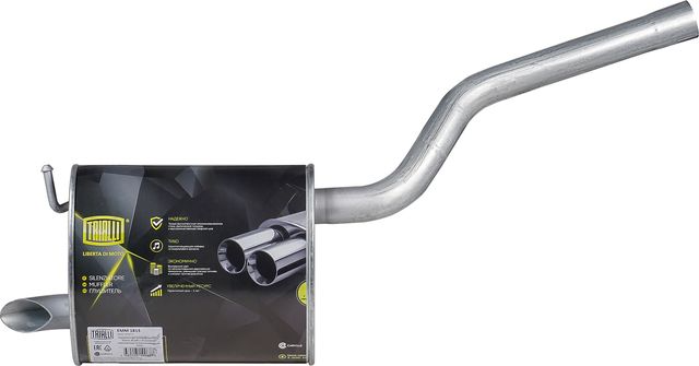 Глушитель (задняя часть) Trialli для Skoda Octavia A5 2004-2013. Артикул EMM 1815