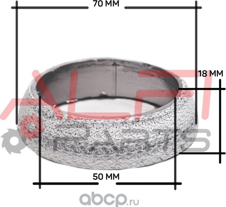 КОЛЬЦО-ПРОКЛАДКА СИСТЕМЫ ВЫХЛОПА (44011-AE031) (Alfi Parts). Артикул GP1016